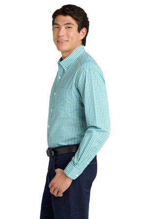 Long Sleeve Gingham Easy Care Shirt