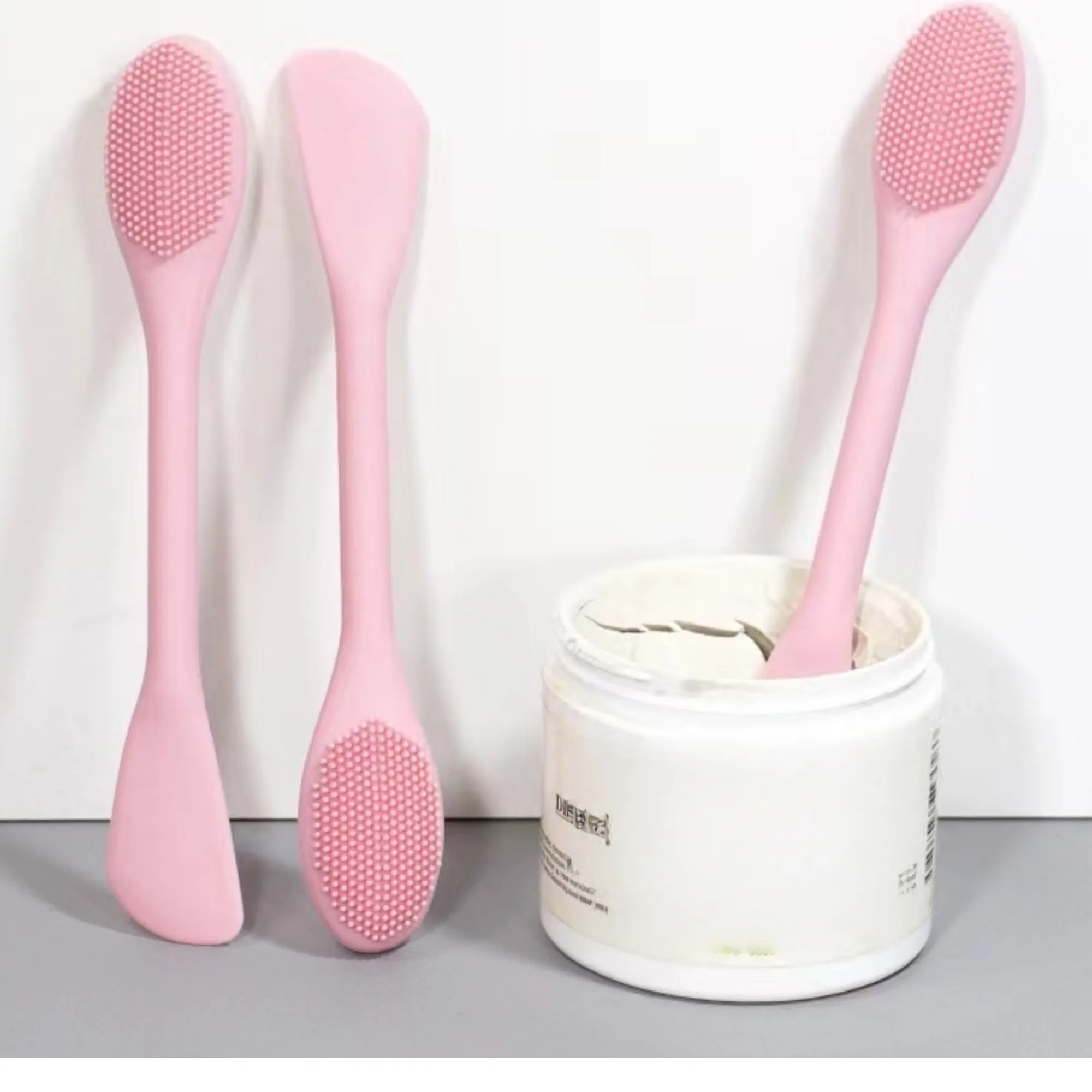 Soft Bristle Silicone Face Mask Brush Dual Headed 2