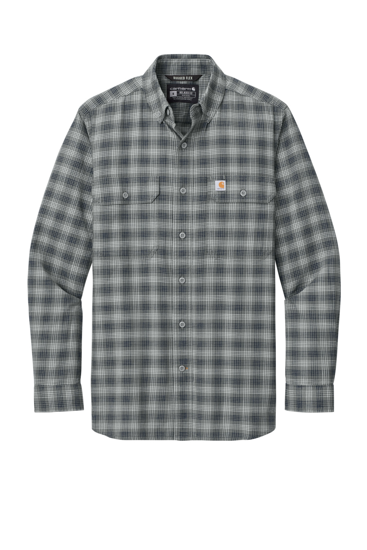 Carhartt Rugged Flex Plaid Long Sleeve Shirt CT107109 11