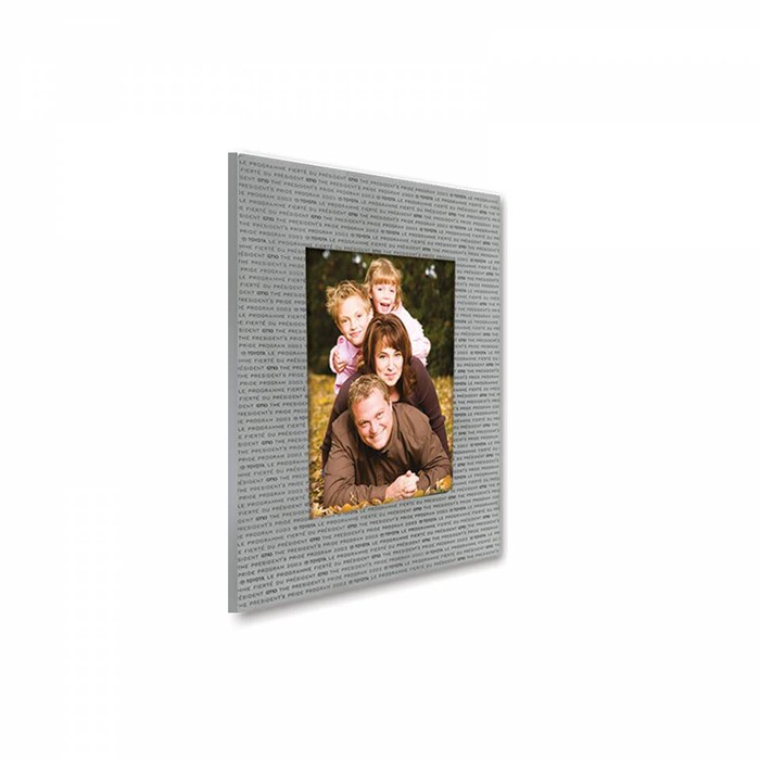 2D Custom Photo Frame with Custom Emblem (3.5 x 5 in  Photo)
