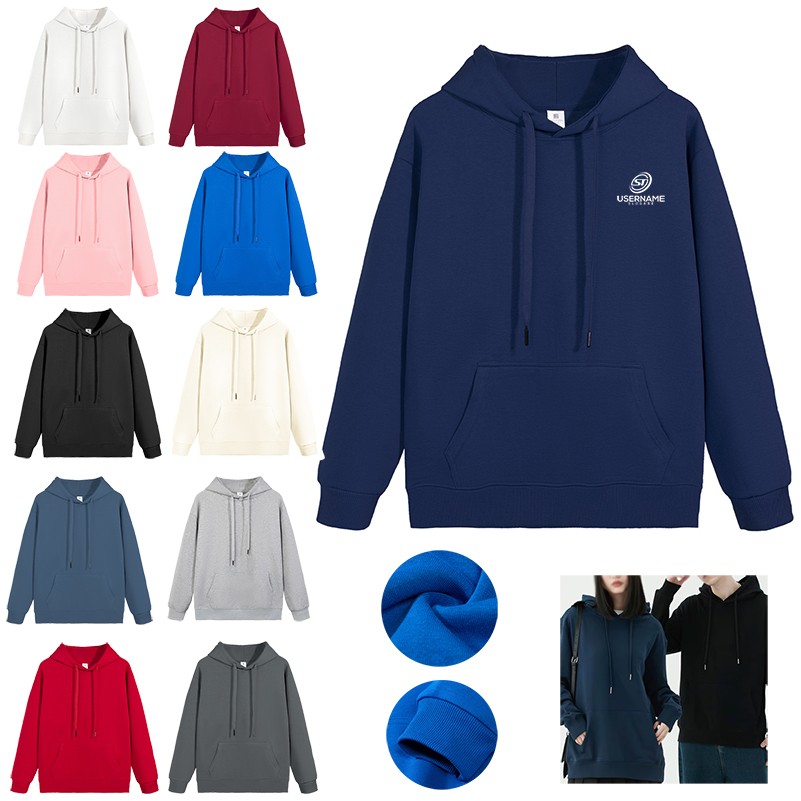 100% Cotton Men's 300 Gsm Pullover Hoodies 1