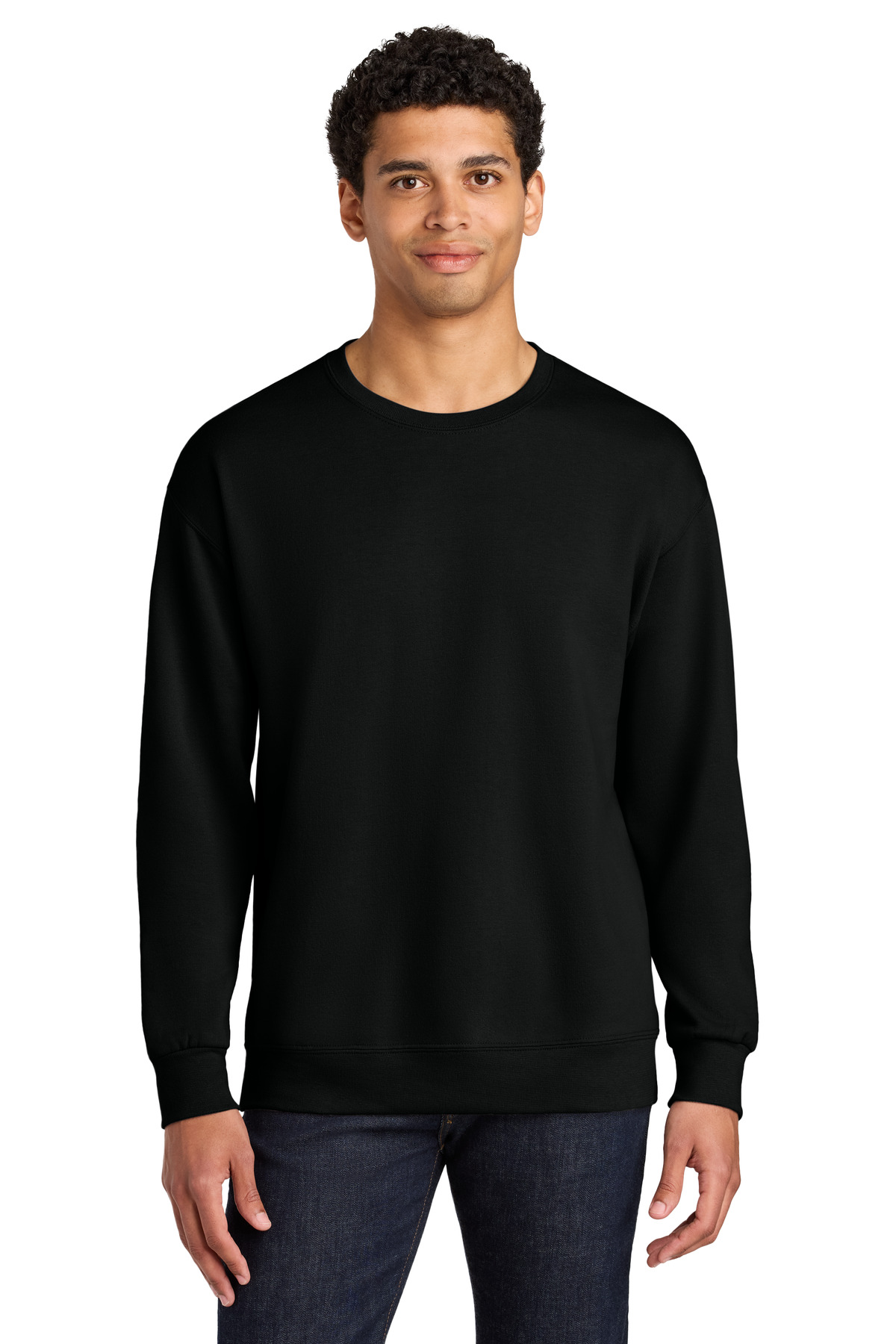 Jerzees Ultimate Unisex CVC Ring Spun Crewneck Sweatshirt IC48M 45