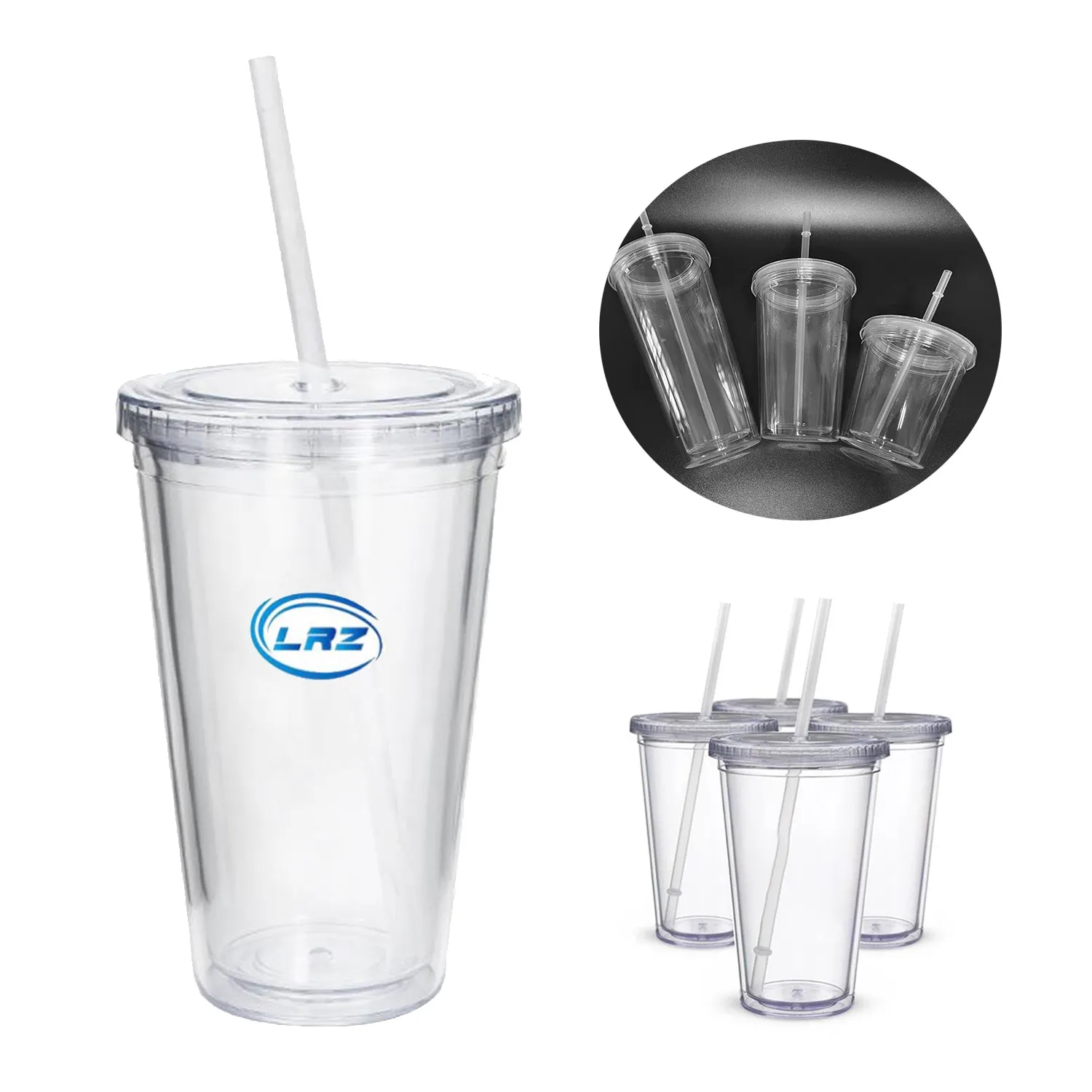 16oz Double Wall Insulated Bubble Tea Cup 3