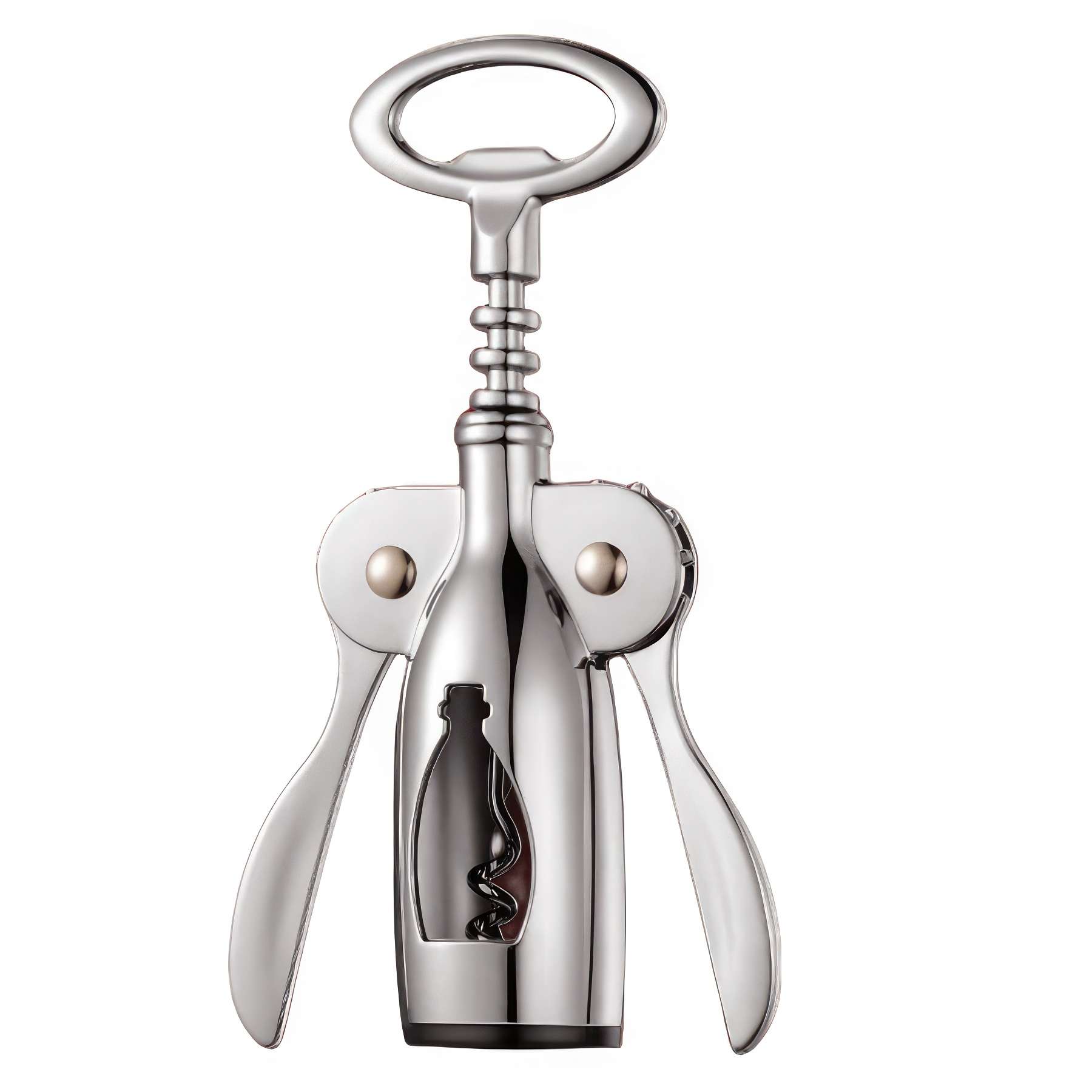 Custom Zinc Alloy Premium Wing Corkscrew Wine Bottle Opener 1