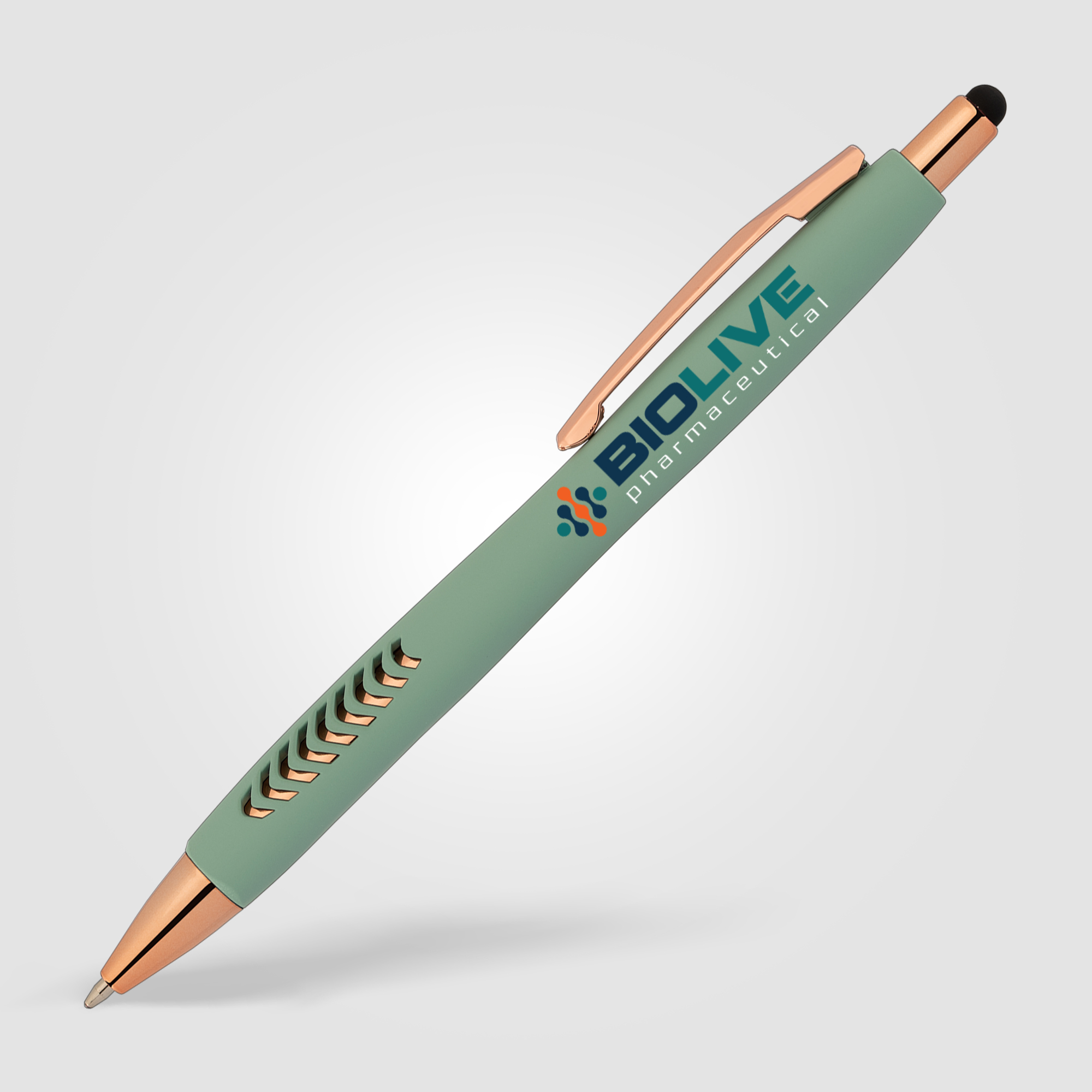 Avalon Softy Rose Gold Designer Pen w/ Stylus 5