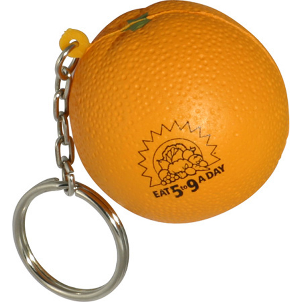 Orange Stress Reliever Key Chain 3