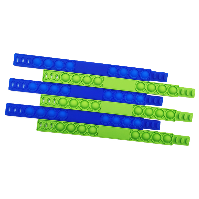 New Push Pop Bubble Fidget Bracelet Silicone Wristband 5