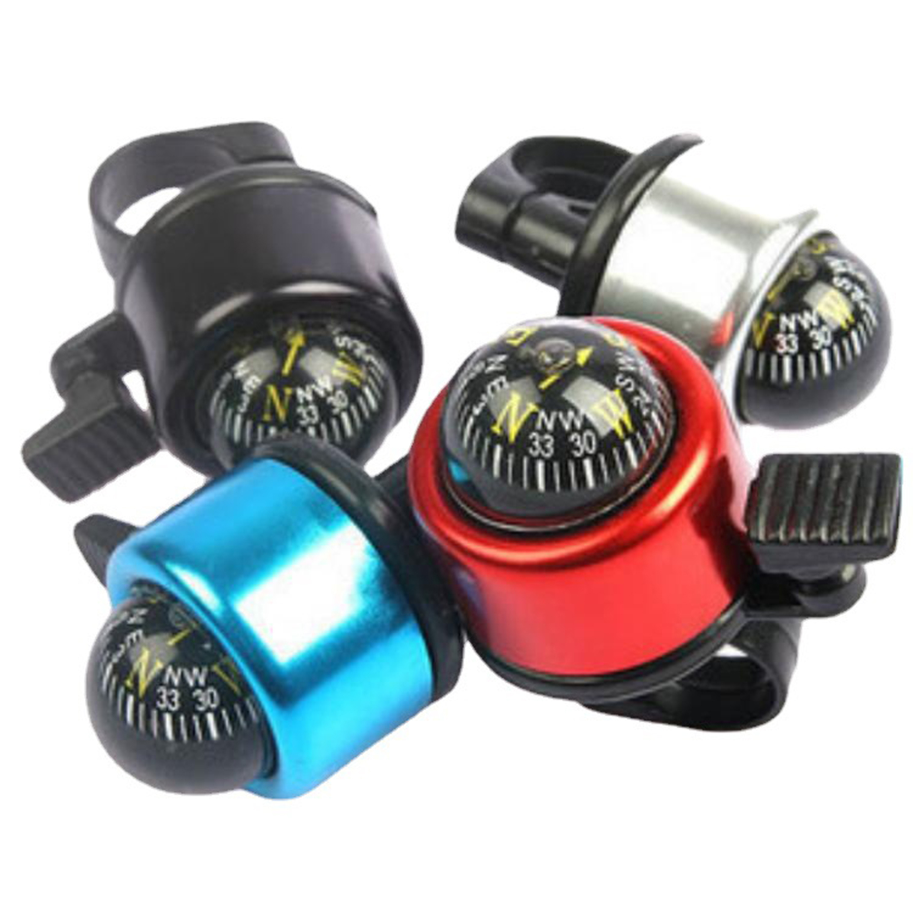 Bicycle Bike Handlebar Bell with Compass 3