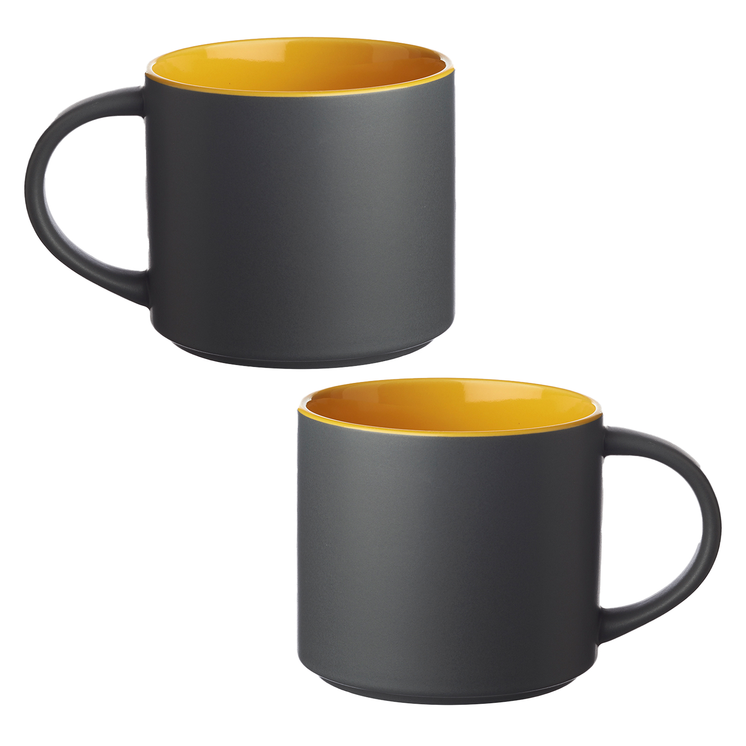 Stackable Matte Finish Ceramic Mug, 16 oz. 3