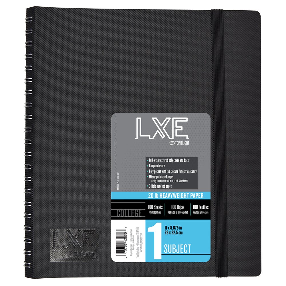 Spiral Notebooks - College-Ruled 100 Sheets Assorted 1