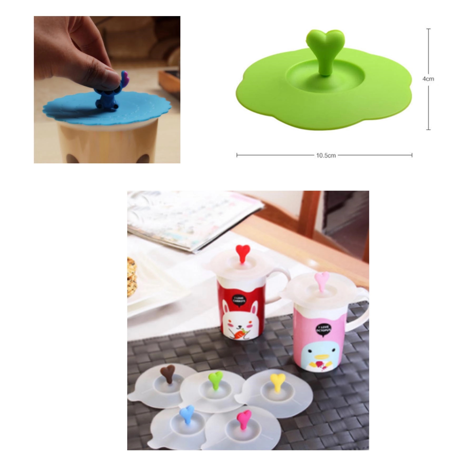 Food Grade Silicone Cup Lids 3