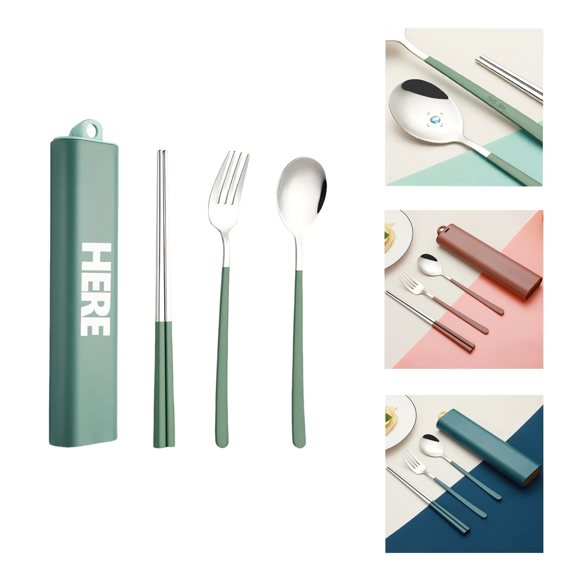Stainless Steel Chopsticks Spoon Fork Cutlery