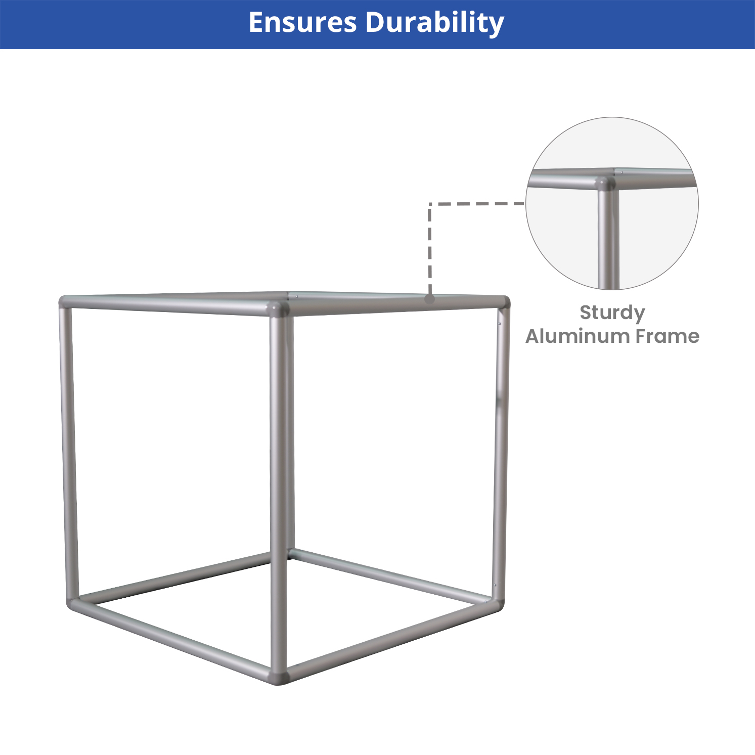 1.6' x 1.6' 3D Cube Displays Package (Graphic & Hardware Combo) 4