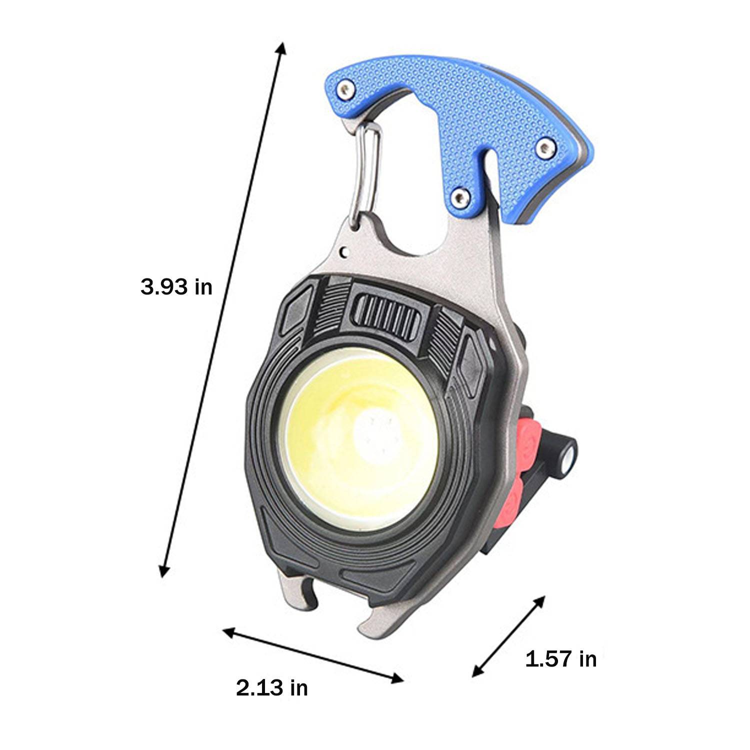 Aluminum Keychain Flashlight - Multifunctional Outdoor Tool 4