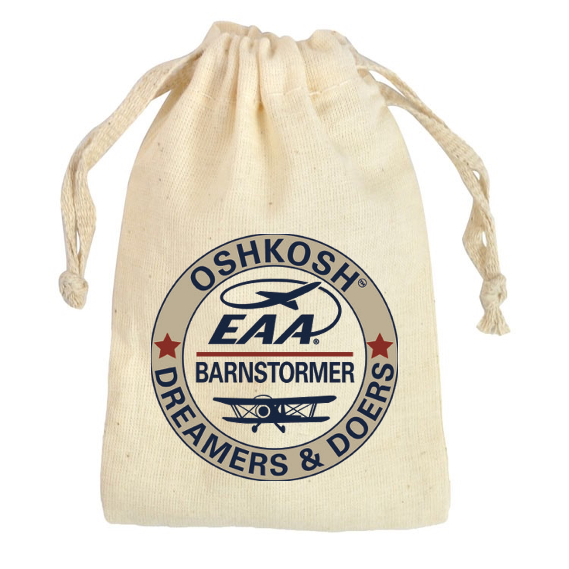 6"x 9" Custom Printed Cotton Pouch with Drawstring 3
