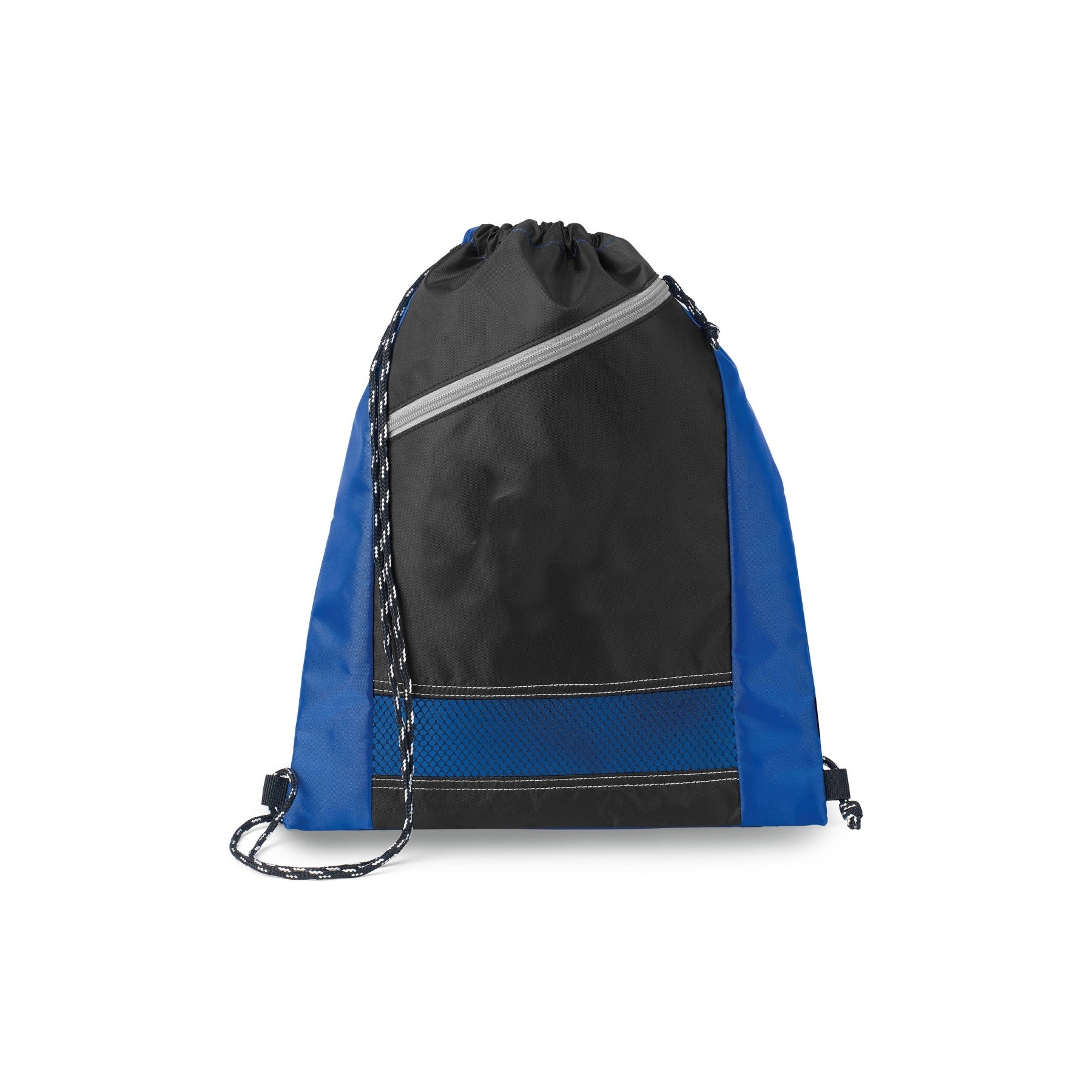 Pocket Polyester Drawstring Backpack 7