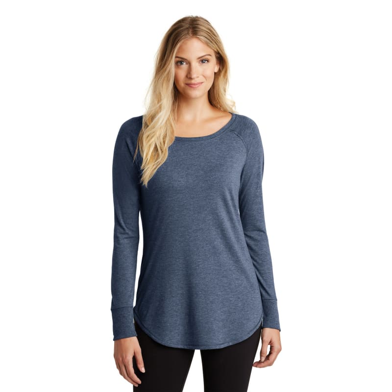 District Women's Perfect Tri Long Sleeve Tunic Tee. 15