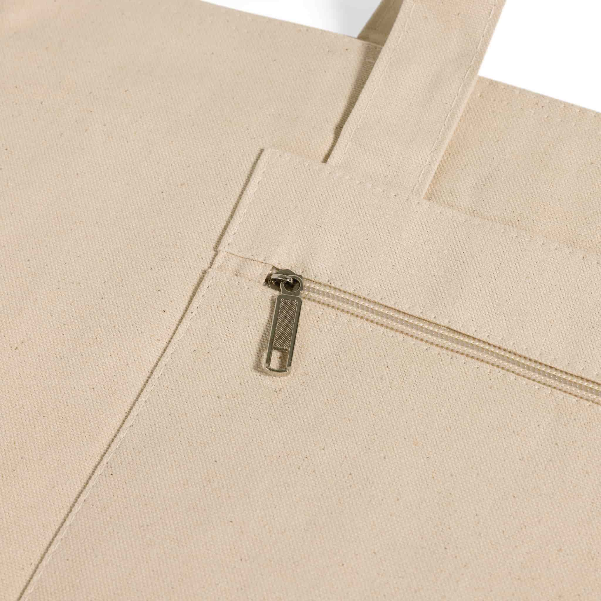 Ultimate Zip Canvas Tote Bag 14