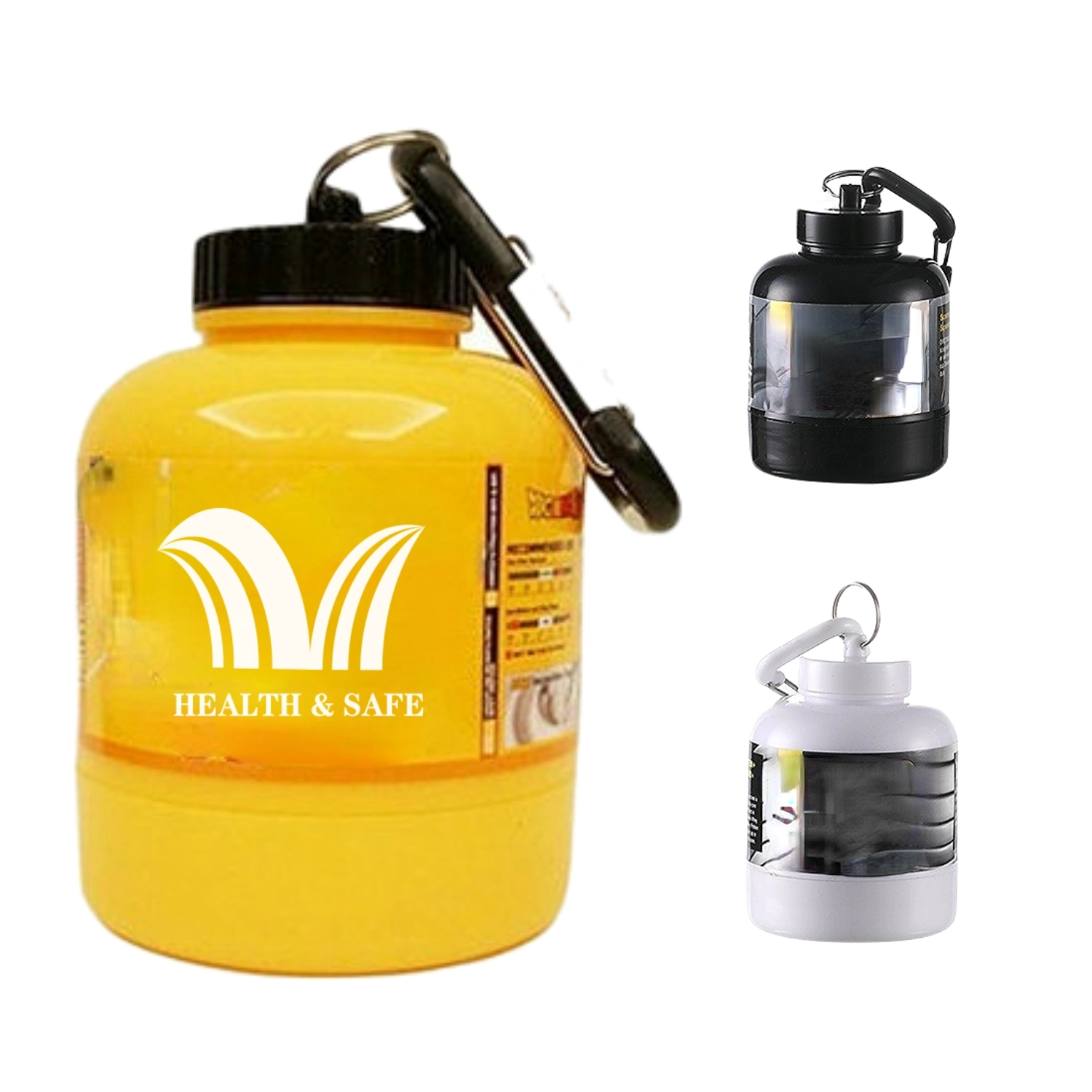 5 Oz. Protein Powder & Supplement Funnel Keychain 3