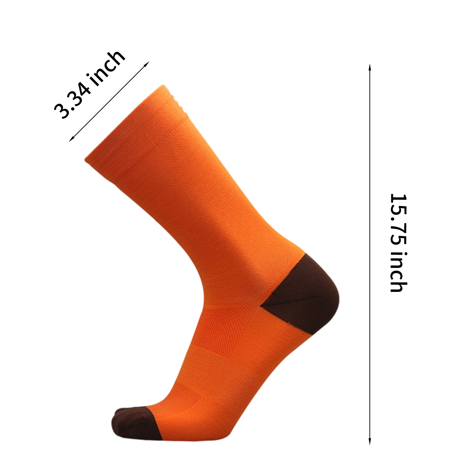 100% Woven Premium Cotton Athletic Crew Socks 14