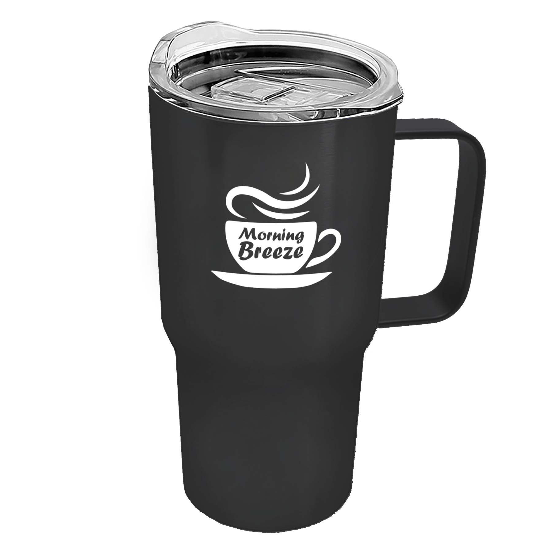 The Command - 18 oz. Stainless Steel Auto Mug with Metal Handle 3