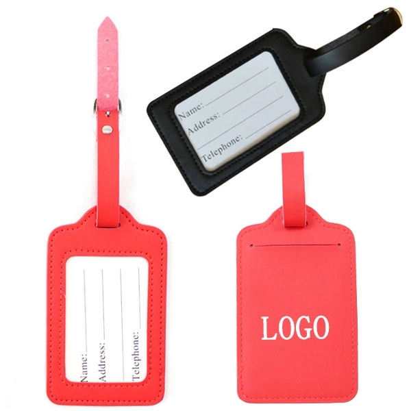 PU Leather Luggage Tags 2