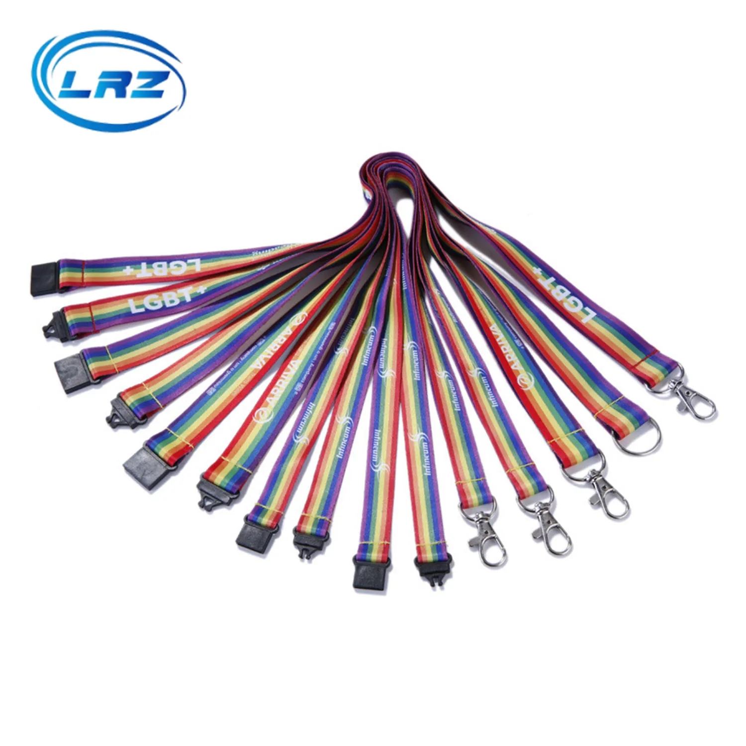 Rainbow Lanyard with Breakaway Clasp 3