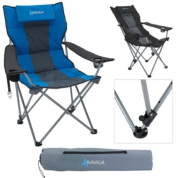 Premium Stripe Reclining Chair 2