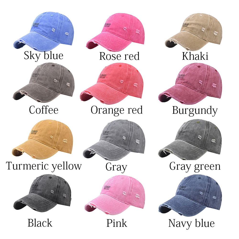 Ripped Distressed Custom Hat 2