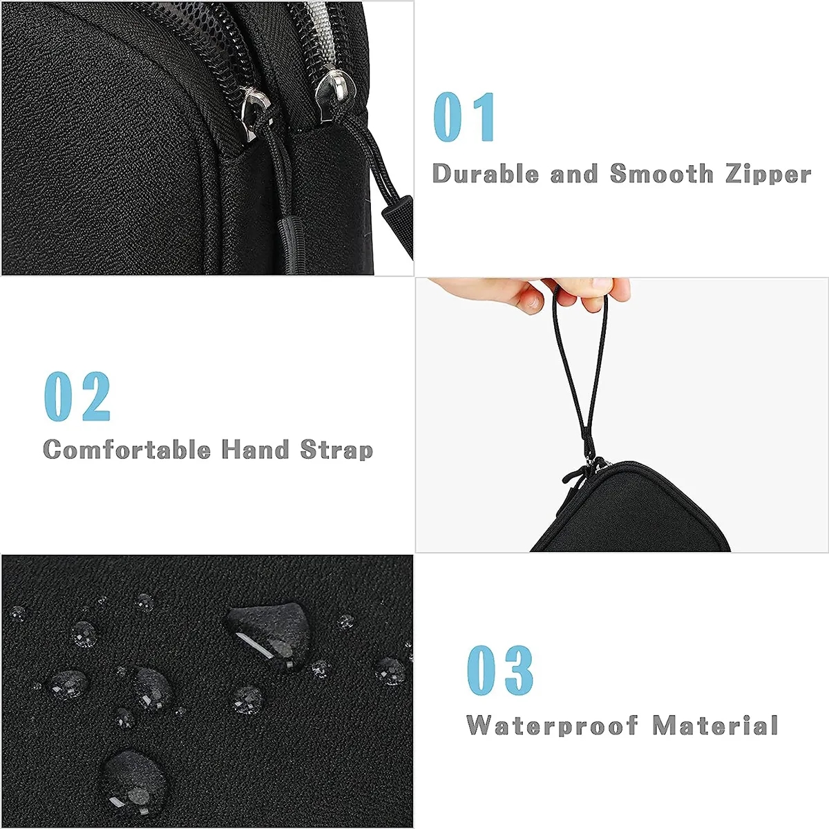 Travel Cable Organizer Bag for Cable,Cord,Charger,Earphone 5