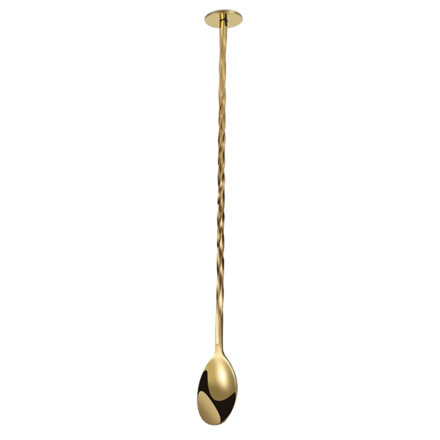 Stainless Steel Bar Spoon w/Spiral Handle for Mixing Drinks 4