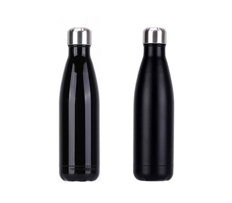 Cola-Style Double Wall Stainless Steel Water Bottle, 17 oz., custom water bottle with logo imprint 4