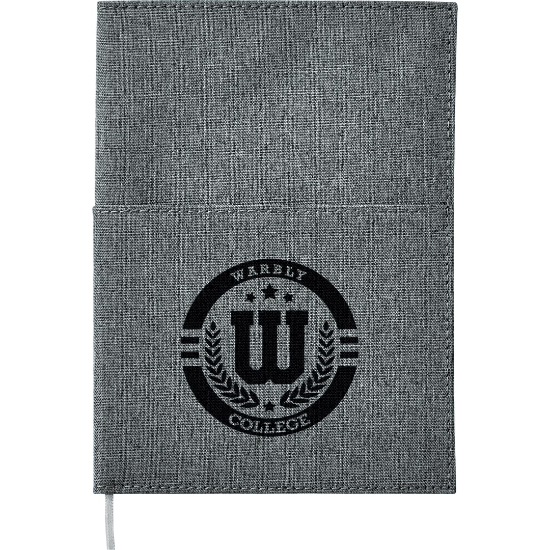 FSC® Mix 5" x 7" Canvas Pocket Refillable Notebook 10