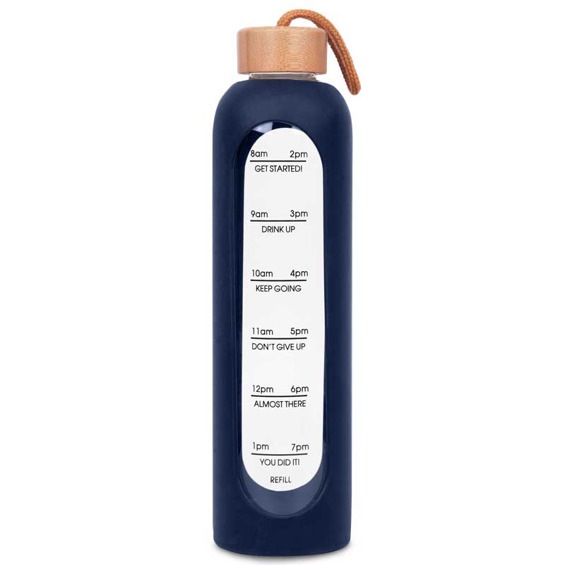 36 Oz Drink Up Glass Silicone Water Tumbler 5