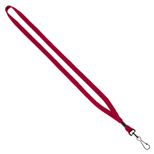 1/2" Cotton Lanyard with Metal Crimp & Swivel Snap Hook 13