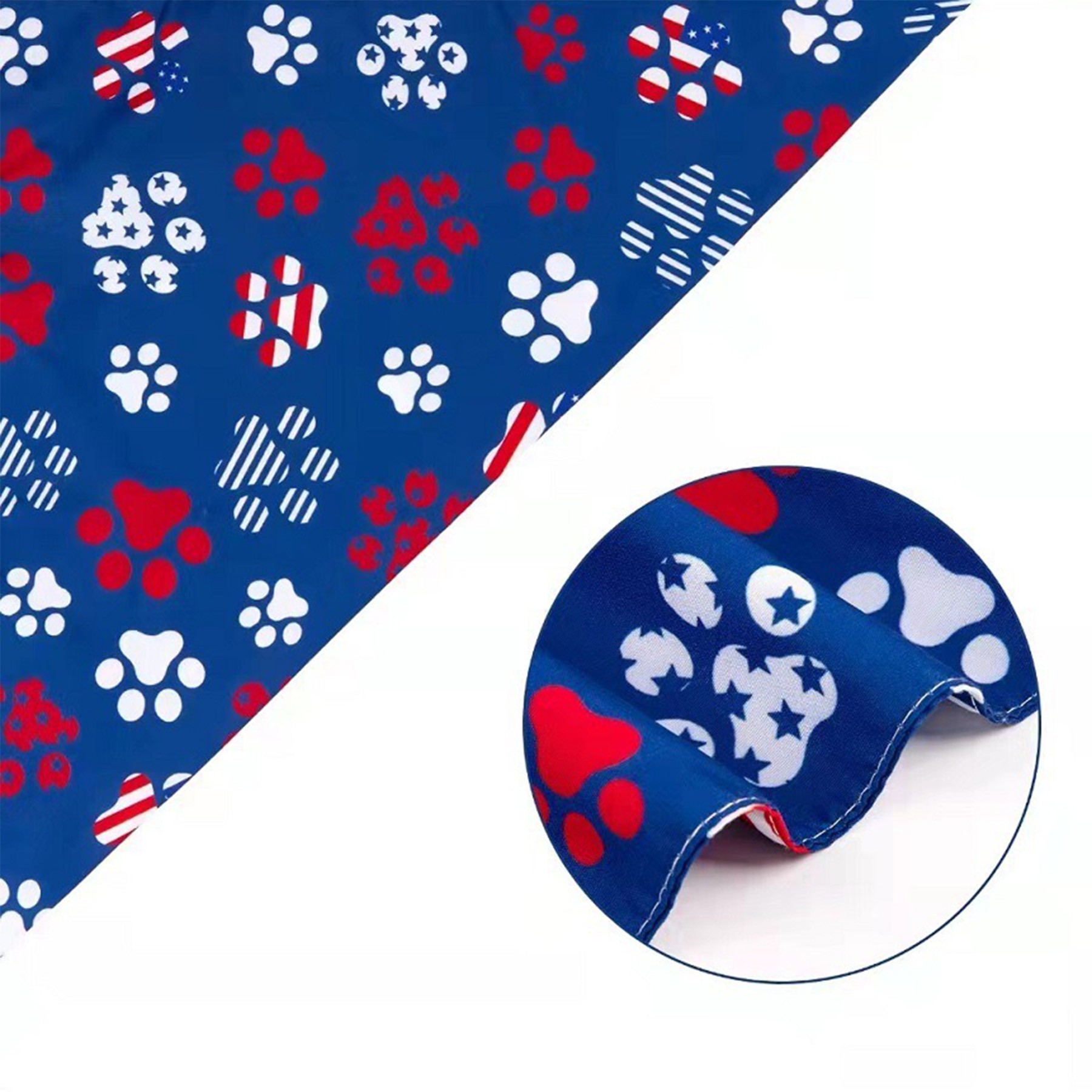 Independence Day Pet Dog Triangle Drool Towel 5