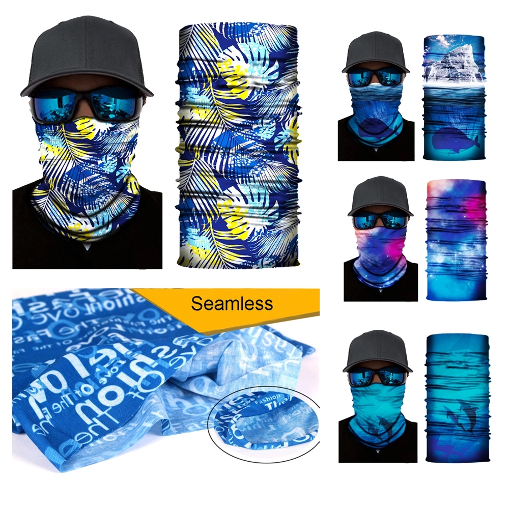 Full color Multifunctional Seamless Head Scarf 2