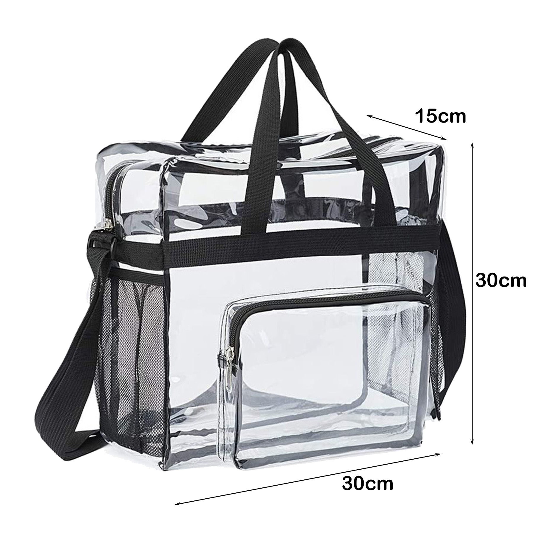 Portable Transparent Shoulder Crossbody Bag 2