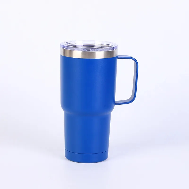 20 oz. Tapered SS Tumbler w/Metal Handle 1