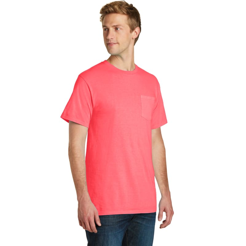 Port & Company Beach Wash Garment-Dyed Pocket Tee. 40