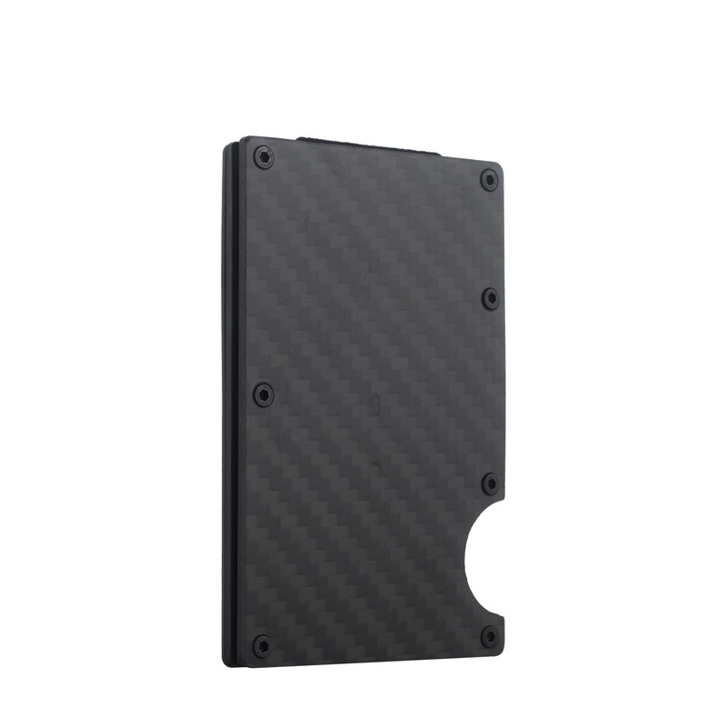 Rfid Blocking Carbon Fibre Card Holder Wallet 1