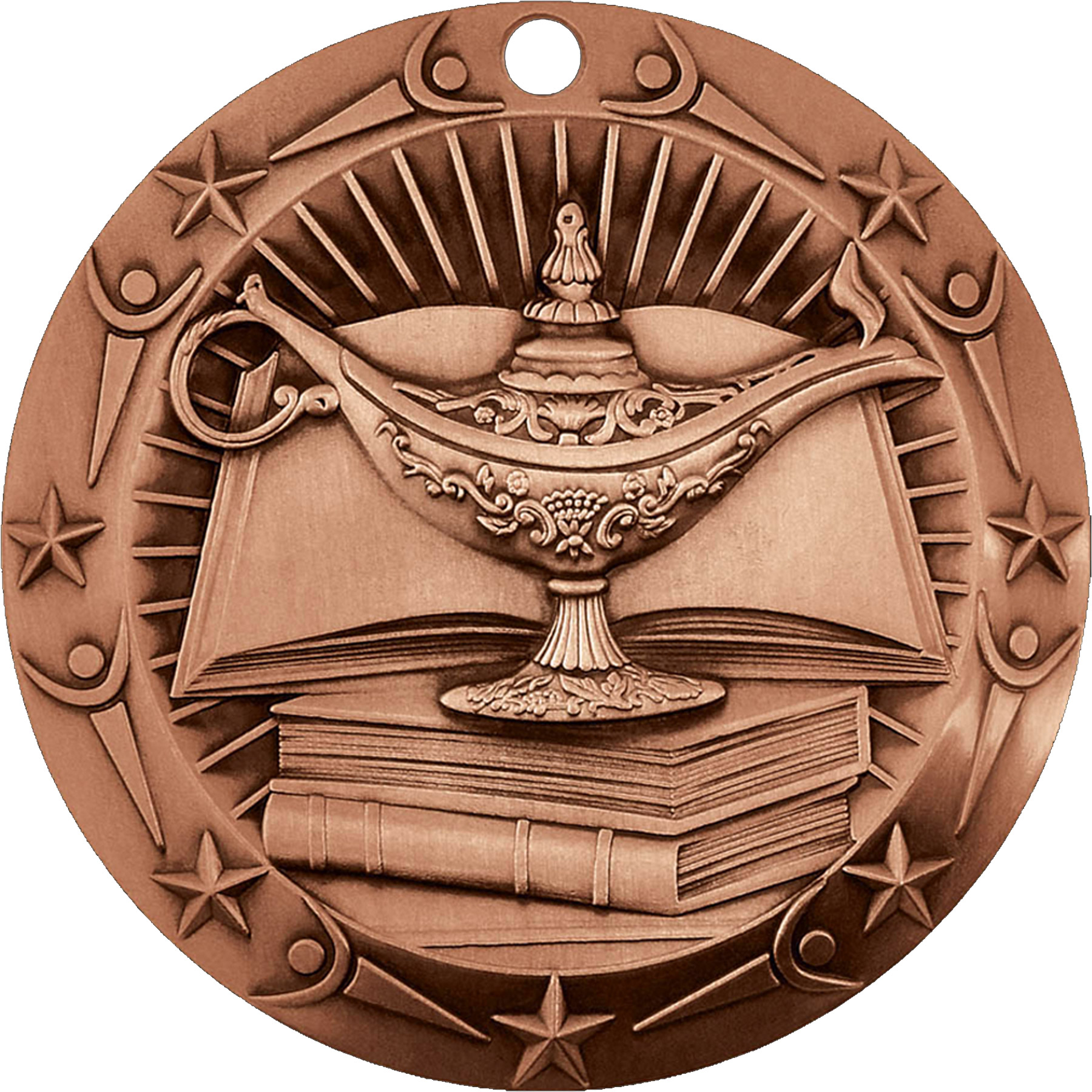 Stock World Class Sports & Academic Medals: Book & Lamp 2