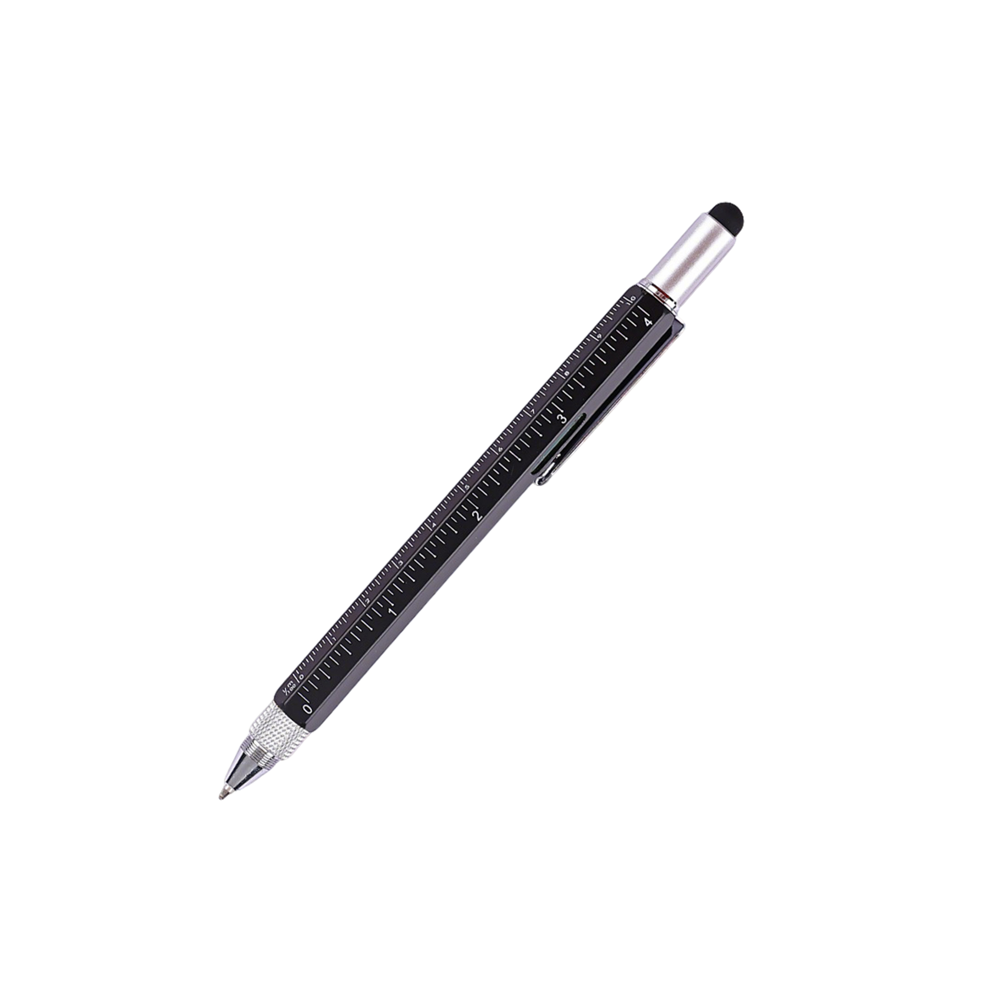Twist Action Multi Tool Ballpoint Pen With Ruler 9.5 x 0.38 x 0.38" 20