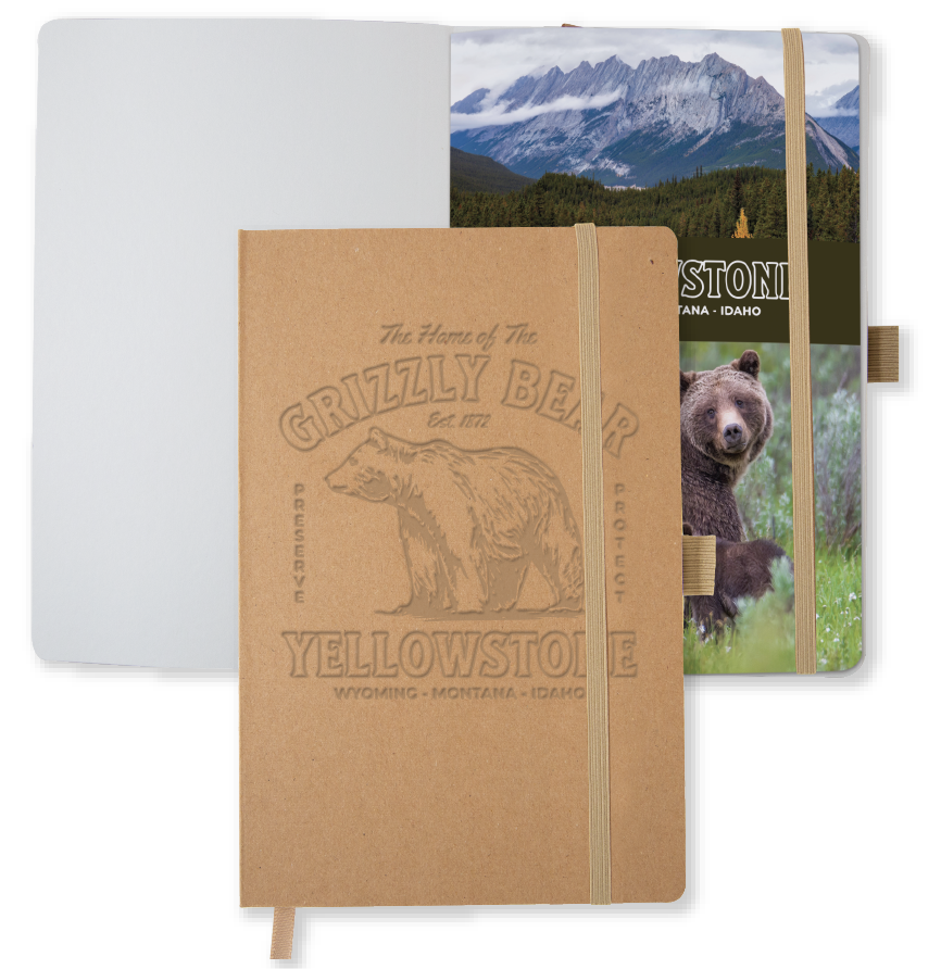 Stone Soft Bound Journal w/ Tip-In