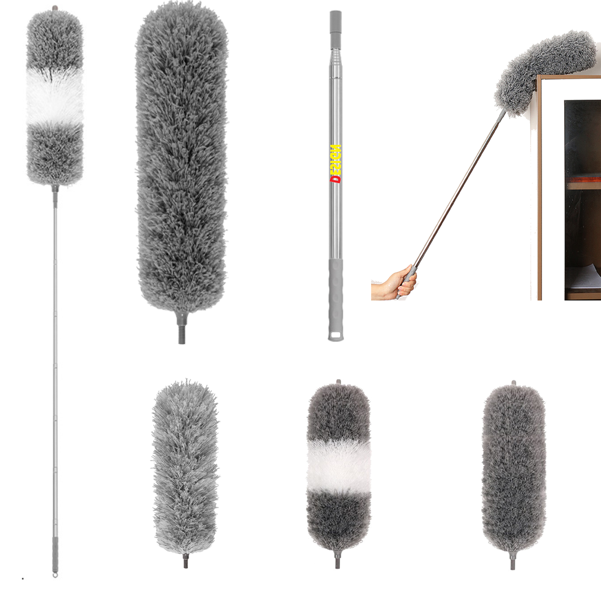Full Color Microfiber Washable Cleaning Duster MOQ 50 3