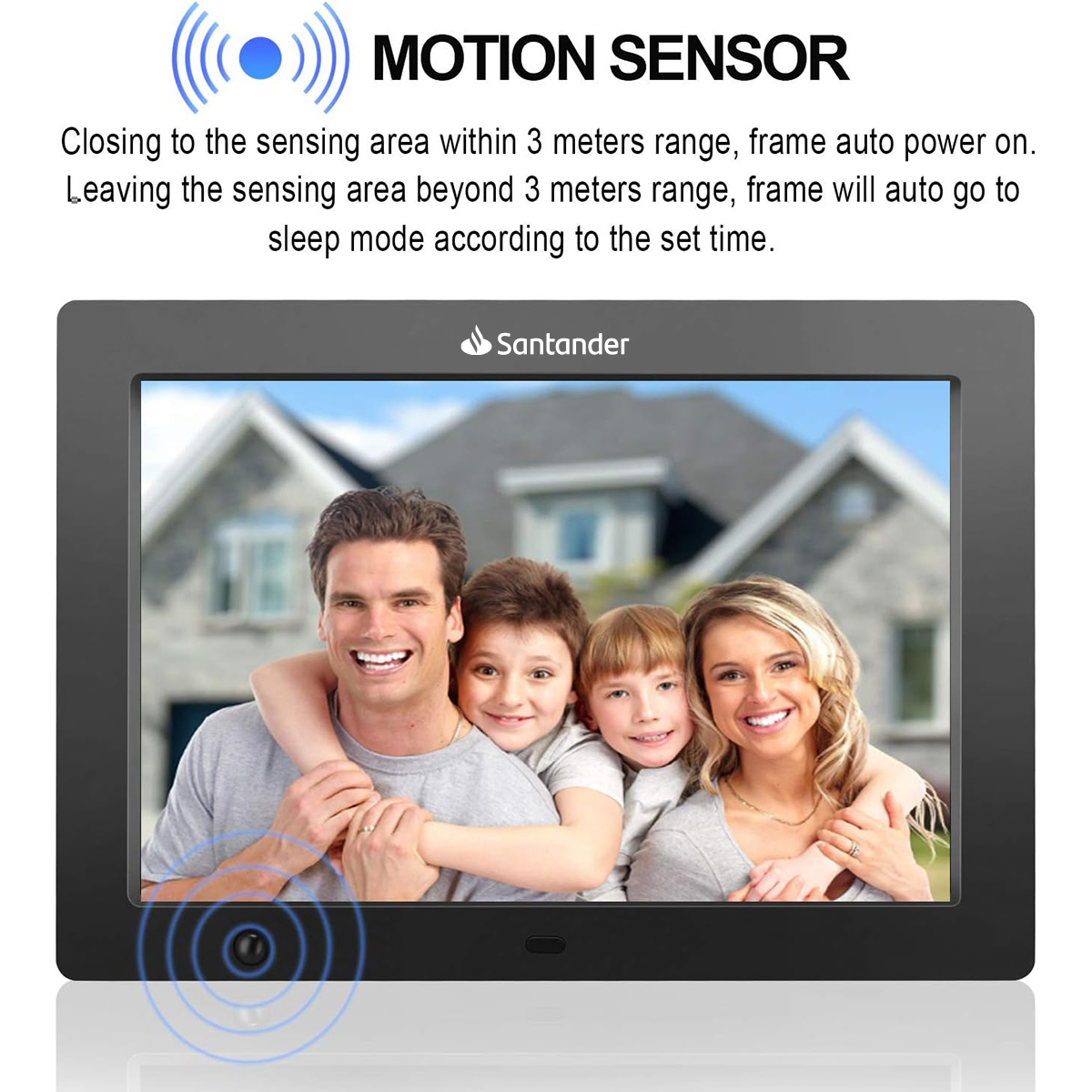 Memoria 10.1" Digital Picture Frame – Slideshow, Video & Music Playback 10