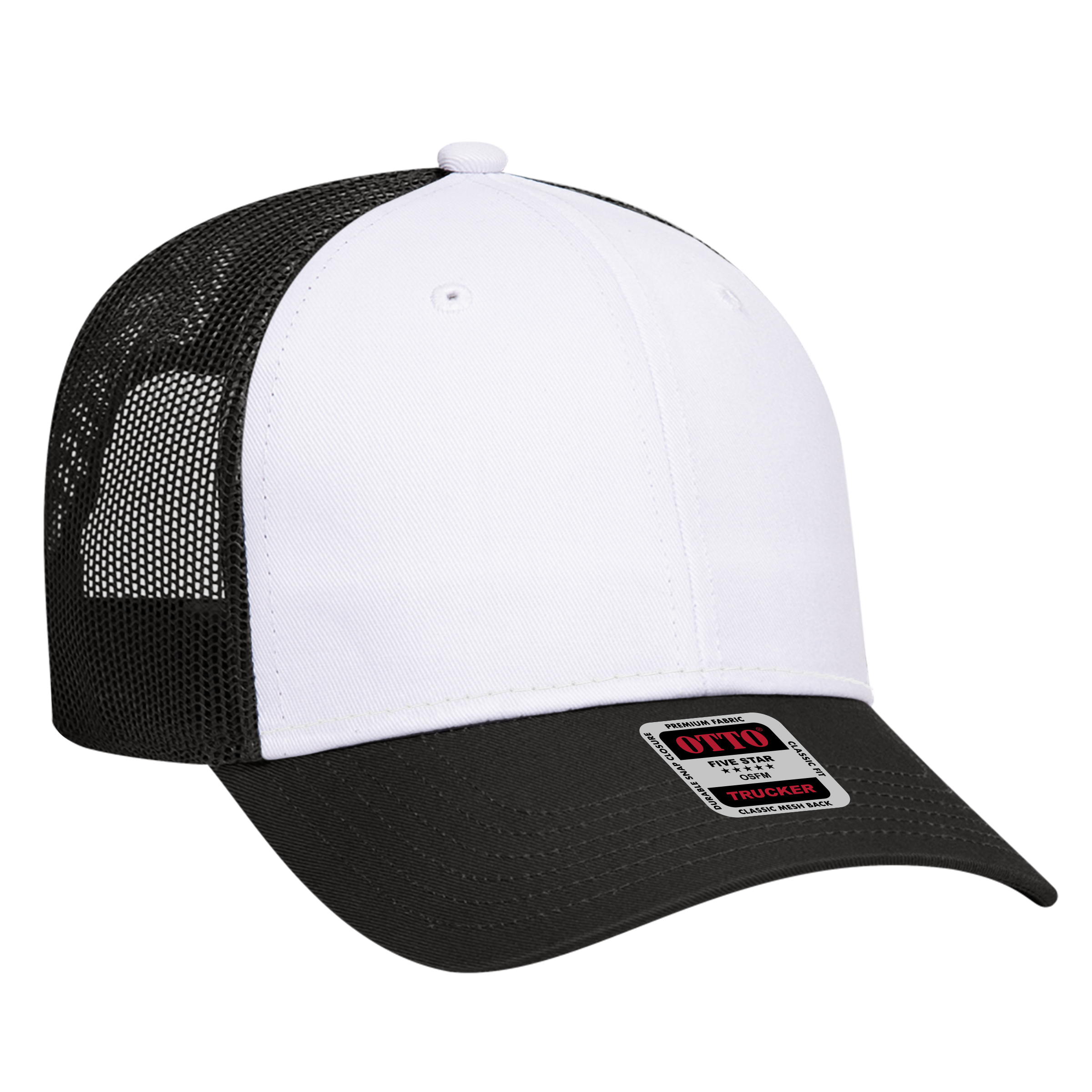OTTO CAP® 6 Panel Low Profile Mesh Back Trucker Hat 32