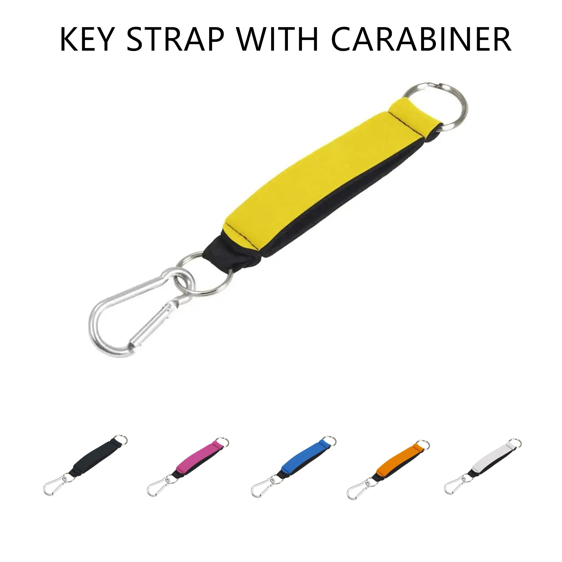 SBR Hot Sale Key Holder/Strap with Carabiner Clip 2
