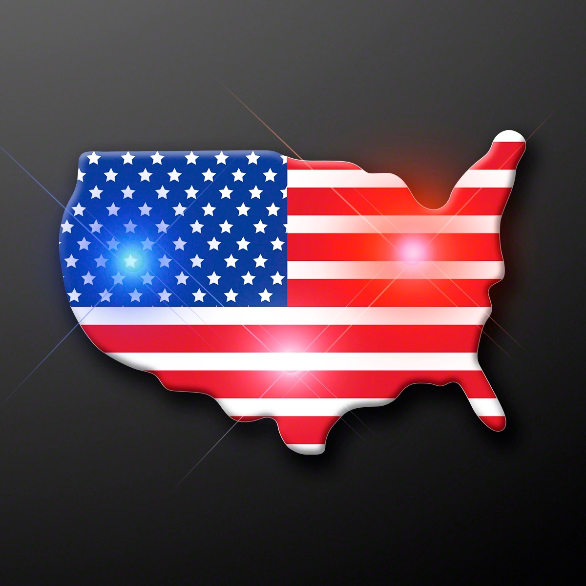U.S.A. Country Flashing Pin 3