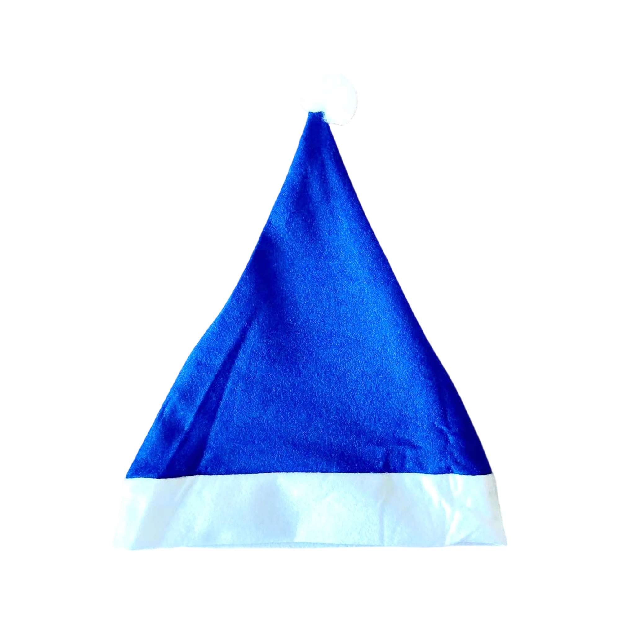 Velvet Christmas Santa Hat With Plush Liner 11.81" Width 15.75" Height 3